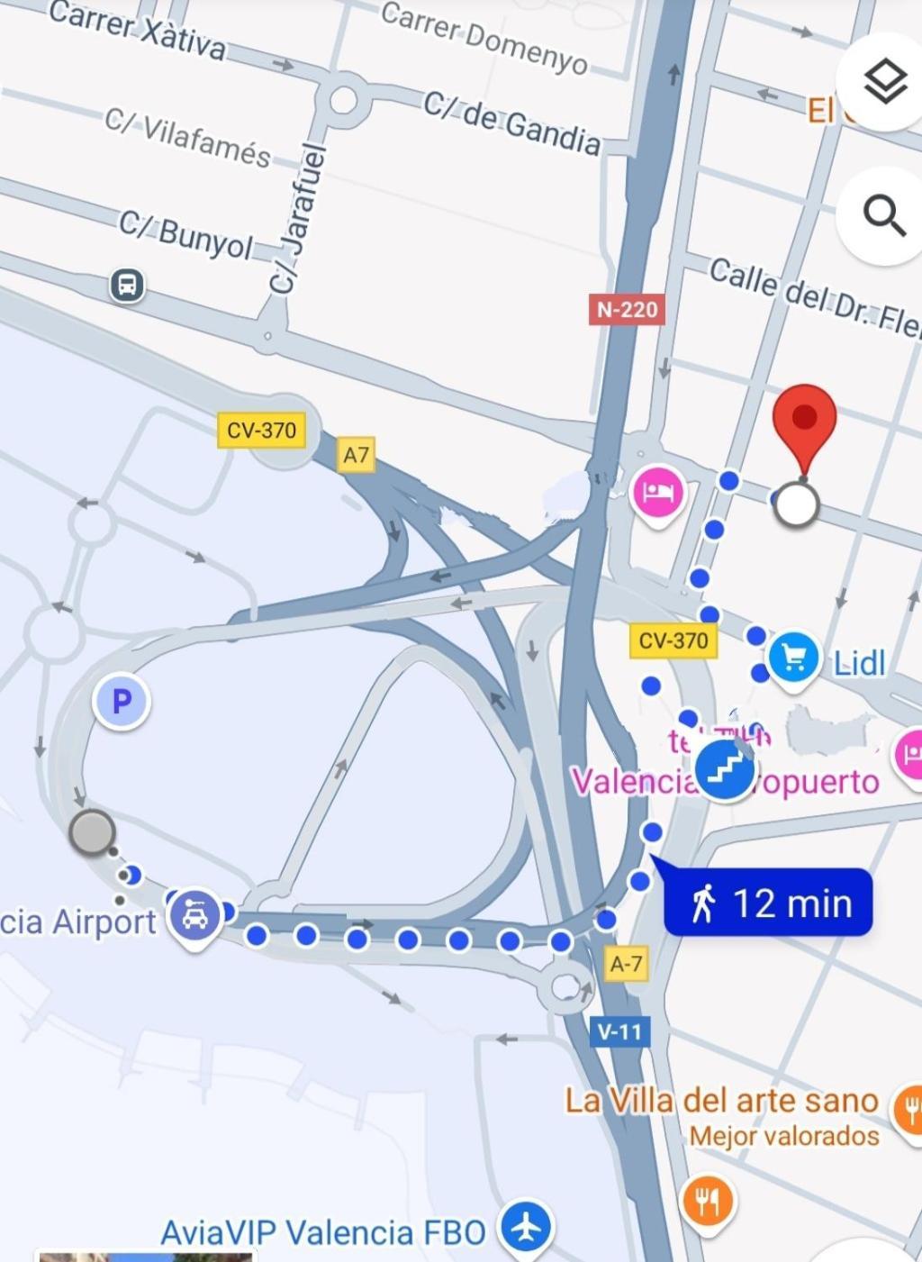 Alojamiento Junto Aeropuerto Valencia A Manises Exteriör bild